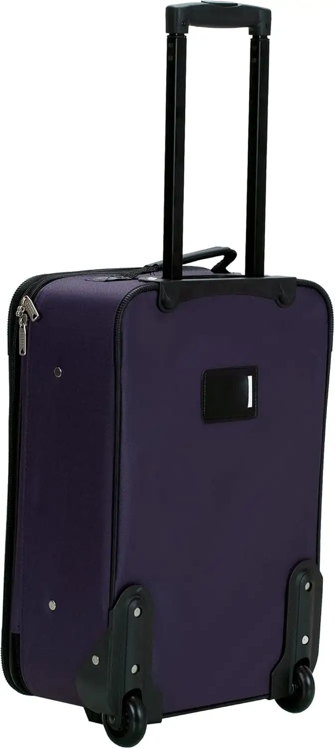 Rockland Fashion Expandable Softside Upright Luggage Set, Purple, 2-Piece (1419) - 612wafZut5S._AC_SL1500_